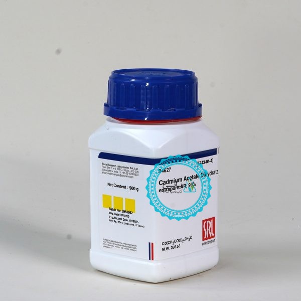 Cadmium Acetate Dihydrate extrapure AR, 99%